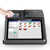 10.1 inch Android POS Terminal with 80mm Thermal Printer/ NFC reader/ VFD display For Food Court Order cash register