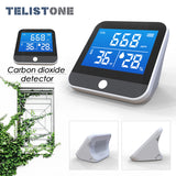 1PCS Portable Air Quality Monitor Temperature Humidity Monitor Infrared NDIR CO2 Detector Indoor CO2 Detection