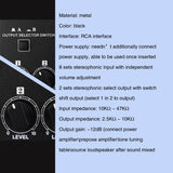 Mini Stereo 8 Ways Non Source Sound Mixture/Needn't Power Supply, Stereophonic Audio Frequency Sound Mixture