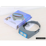 1.5X2X2.5X3.5X Professional Head Wearing Magnifier Optivisor Eye Loupe 4 Lens Magnifier For Watch Repair Jewelry Making Welding