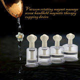 Chinese Vacuum Massage Cupping Cans Set Twist Handle Body Massager Anti Cellulite Cup Suction Enlarger For Muscle Pain Relief
