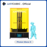 ANYCUBIC 3D Printer Photon Mono X, UV CD Resin Printer with 4K Monochrome Screen, App Remote Control, Print Size 192*120*250 mm