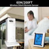 LCD Touch Digital Thermometer Hygrometer Indoor Room Electronic Temperature Humidity Meter Sensor Gauge Weather Station for Home