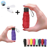 Mini Pocket Umbrella Women UV Small Umbrellas 180g Rain Women Waterproof Men Sun Parasol Convenient Girls Travel Parapluie Kid