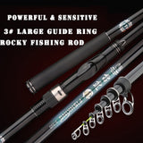 Float fishing 3# rocky fishing rod 2.7m 3.6m 3.9m 4.5m 5.4m large guide ring spinning remote throw fishing rod carp fishing