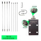 Nagoya RE-05 Antenna Bracket 10-1300MHz Ground Redical for Mobile Radio SO239-PL259/NMO Antenna Strengthen