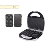 Electric Walnut Cake Maker Automatic Mini Nut Waffle Bread Roundcake Doughnumt Waffle Iron Toaster Baking Breakfast Pan Oven EU