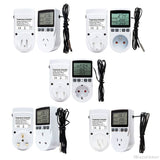 16A  Multi-Function Thermostat Digital Temperature Controller Socket Outlet w/ Timer Switch Sensor Probe Heating Cooling F20 21