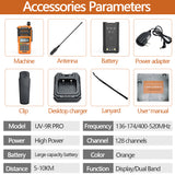 Baofeng UV-9R PRO IP68 Waterproof 50Km Long Distance Dual Band 136-174/400-520MHz Walkie Talkie UV-82 UV-5R UV-XR UV-9R PLUS