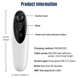 WIFI Visual Blackhead Remover Vacuum with Camera Deep Nose Pore Cleaner Acne Pimple Removal Vacuum Suction Facial Skin Care Tool