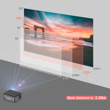 Thundeal GA828 Full HD Projector Native 1920x1080P Projetor WIFI Android 9.0 Smart Phone Video Beamer LED 3D Home Theater Cinema