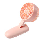 USB Fan Mini Phone Clip Fan Small Electric Fan Portable Outdoor Handheld Fan Rechargeable with Lanyard Small Fan Pattern Pocket