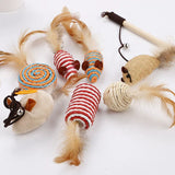 Hot selling Interactive Cat Toy Set 7 pcs Mouse Toy Gift Box For Best Cat Toy Ever