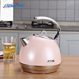 Electric Kettle 304 Stainless Steel Quick-Burning Water Boiler Hot Water Pot Household Kitchen Appliances