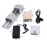 Mini CNC Lathe Beads Machine Woodwork DIY Lathe Standard Set Grinding Polishing Beads Drill Rotary For Table Woodworking Wood