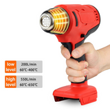 48V  Cordless Heat Gun Hot Air Machine Lithium Rechargeable Heating Equipment Temperatures Adjustable for Makita Battery Tool