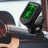 Digital Acoustic Guitar Tuner Rotatable Multifunction for Acoustic Guitar