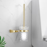 Bathroom Hardware Accessory Series Soild Brass Towel Rack Paper/Toilet Brush Holder Corner Shelf Robe Hooks Gold New Arrival