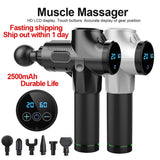 Massage Gun Deep Muscle Relax Massage Electric Massager Fitness Equipment Noise Reduction Design Fascia Gun