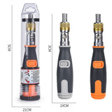 10 In 1 Ratchet Screwdriver S2 Alloy Steel 190X30mm Multi-Angle Screwdriver Professional Portable Hand Tools