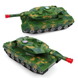 Children Toy Deformation Tank Robots LED Light Music Tank Car Electric Combat Flashing Vehicles Kid Boy Gift Toy Universal Wheel