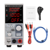 LW-3010EC DC Power Supply Variable 30V 10A LED Digital Adjustable Switching Regulated Power Supply 5V/2A USB Interface Data