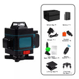 16 Lines 4D Laser Level green line Self-Leveling  360 Horizontal And Vertical Super Powerful Laser level green Beam laser level