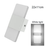LED Wall Light-up Down Cube Indoor Outdoor Sconce Lighting Lamp Fixture Decor HR