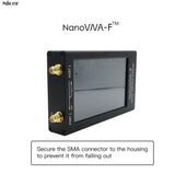 4.3" LCD Display NanoVNA VNA NANOVNA-F HF VHF UHF Vector Network Analyzer Antenna Analyzer Aluminum Case 5100mAh Battery