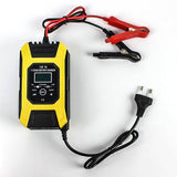 7A 12V 7-Stage Digital Display Automatic Smart Fast Battery Car Motorcycle Pulse Repair Charger Lead Acid Battery Charger