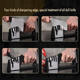 4 In 1 Knife Sharpener Household 4 Stage Sharpening Stone Multifunctional Fast Sharpening Kitchen Knife Scissors Kitchen Gadgets