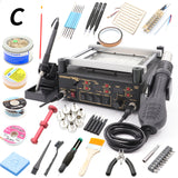 Gordak 863 3 in 1 Digita Hot Air Heat Gun BGA Rework Solder Station Electric Soldering iron IR Infrared Preheating Station