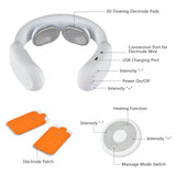 Smart TENS Pulse Neck Massager Electric Physiotherapy Cervical for Neck and Shoulder Kneading Massage Pain Relief masajeador