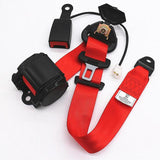 Cable Retractable 3 point car auto ELR Seat Belts Lap belt Emergency lock Safety seat belt Strap 26700N  With Alarm Sensor