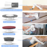 Electric Spin Scrubber,With 4 Replaceable Cleaning Brush Heads For Bathroom Kitchen Toilet Bathtub Tile Sink Wall