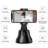 Auto Smart Shooting Selfie Stick 360° Object Tracking Holder All-in-one Rotation Face Tracking Camera Phone Holder