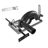 0-45° Angle Adjustable 0-40mm Cutting Depth Adjustment Positioning Bracket Angle Grinder Retrofit Cutting Machine Slotting Base