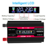 DC 110-220 V Solar Panel Kit Power Generator Grid System Battery Powerbank Waterproof 4000W Solar Inverters Solar Power 30A