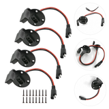 4 Sets Safe Multipurpose SAE Power Connector Solar Panel Mount Connector SAE Connect Cable