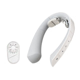 Neck Massager Heating Cervical Massager Neck Pain Relief 5 Massage Modes 15 Levels Intensity Voice Broadcast Remote Control