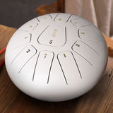 8 Inch 11 Tones Steel Tongue Drum with 1 Pair Mallets Storage Drum Bag Percussion Musical Instruments Hand Pan Drum