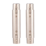2pcs Microphone Connector 3-Pin XLR Female To Female Audio Microphone Adapter Connectors 3-Pin XLR Female To Female Adapters