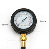 9Pcs Automotive Fuel Pressure Gauge Pressure Testing Tool 0-100psi Car Diagnostic Tool Car Detector