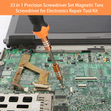 33 in 1 Precision Screwdriver Set Magnetic Torx Screwdriver for Electronics Repair Tool Kit