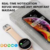 NEW S33 Music Smart Watch 1.28 inch Round Screen 512MB Bluetooth Call IP67 Waterproof Long Standby Watches Heart Rate Blood Pres