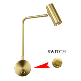 LED Indoor lighting Golden Decor wall lamps 7W with switch for bedroom Bedside Living room Aisle sconces Luminaire Minimalist