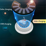 Rechargeable LED Bulb Lamp Remote Control Solar Charge Lantern Portable Emergency Night Market Light Outdoor Camping Home