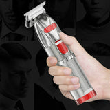 2021 New Professional Hair Clipper For Men , Beard Trimmer Barber 0.1mm Baldhead Clippers Hair Cutting Machine Cut T Blade Trimm