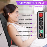 Electric Heating Massage Pillow Shiatsu Neck Cervical For Shoulder Back Massager Car Pillow Vibrating Kneading massageador