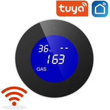 Tuya Smart Wifi Natural Gas Sensor Combustible Household Smart LPG Gas Alarm Detector Leakage Sensor Wifi Temperature Detectors